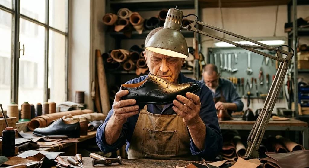 Inspection: Every pair is checked before it leaves.